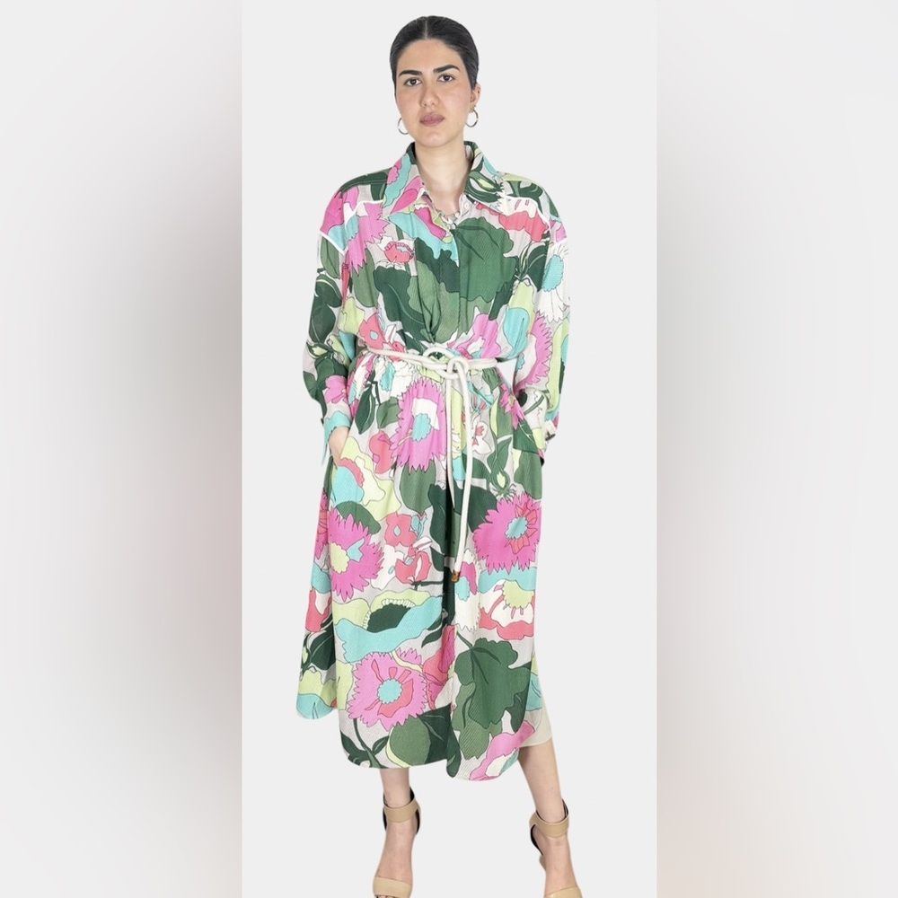 FENDI Floral Jacquard Dress